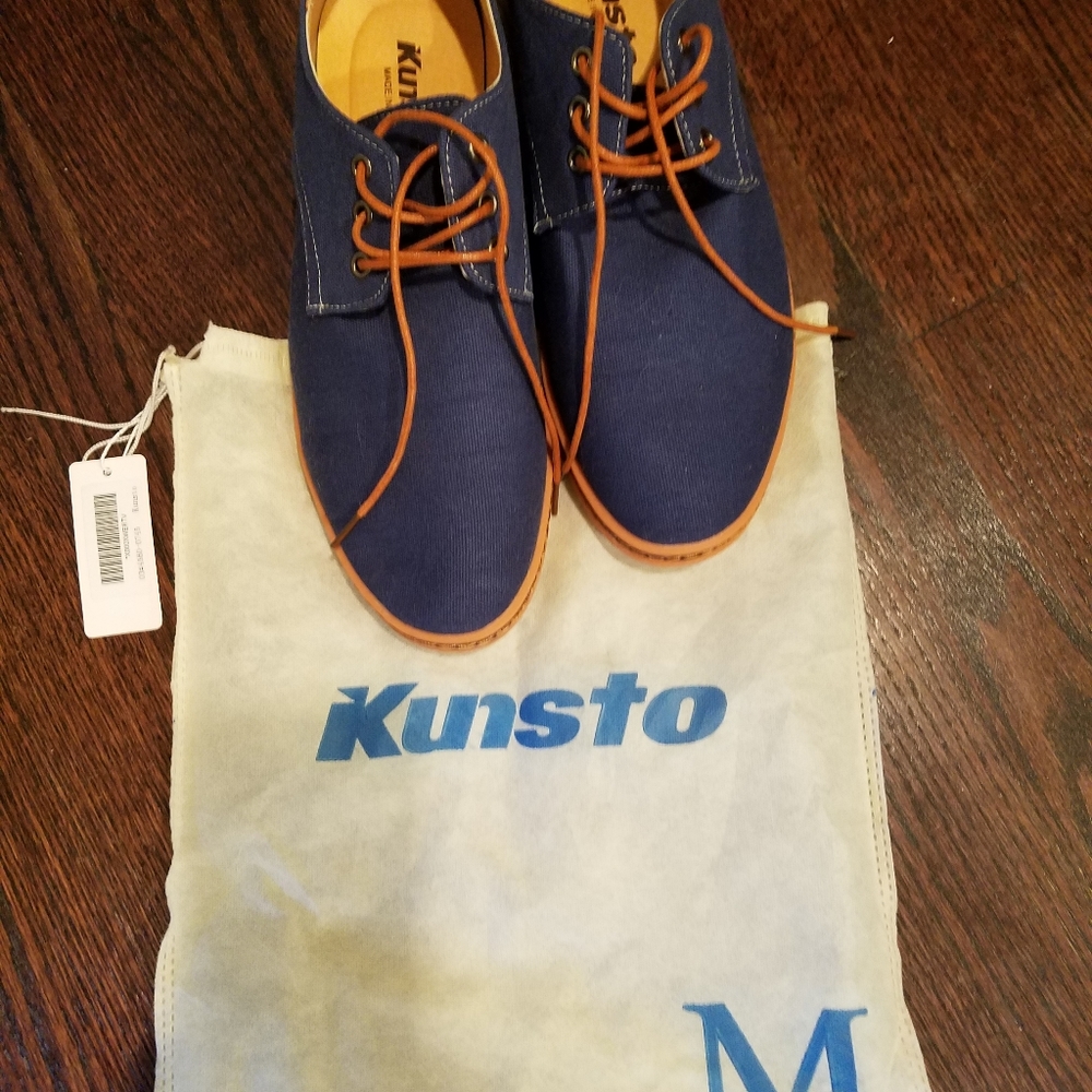 Kunsto men's blue shoes size 10